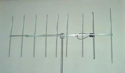 Antena Yagi pentru comunicatii 148-150Mhz, castig 11.7dB