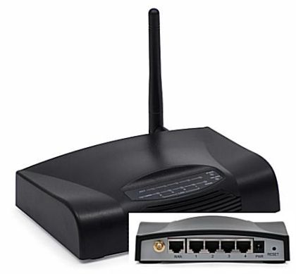 Router 802.11 b/g 4 porturi