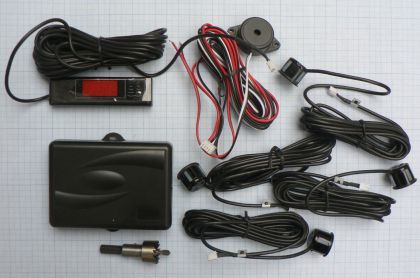 Senzor de parcare auto, set 4 bucati, model DP-04B