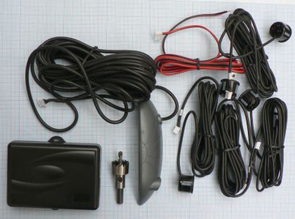 Senzor de parcare auto, set 4 bucati, model DP-76B