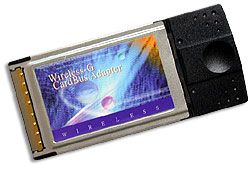 Placa wireless PCMCIA 802.11g, 54Mbps