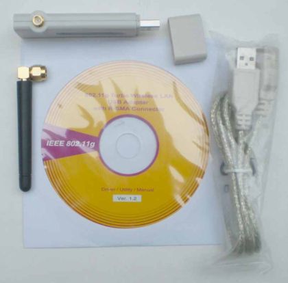 Placa USB Tonze, cu antena detasabila SMA R/P