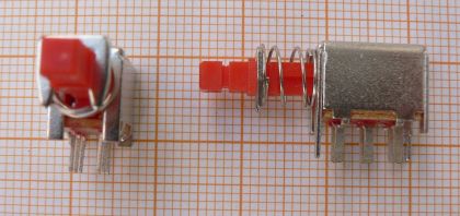 PushBut_ ON-OFF Albastru A/V/mm FARA retinere