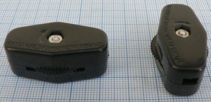 Comutator pe fir, negru, 3A/250V, cu rotita