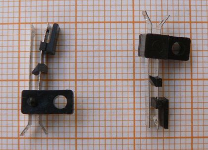 Microintrerupator (limitator), Off-On, cu lamela, negru, A/V, -