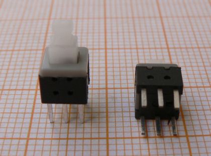 Push buton, 6x6mm, cu retinere