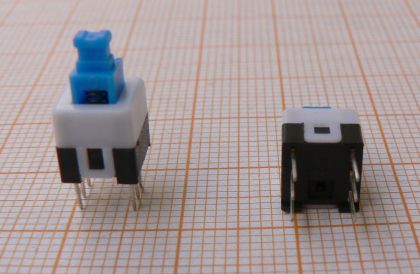 Push buton On-(On), 2x2circ/6pol, 7x7mm, fara retinere