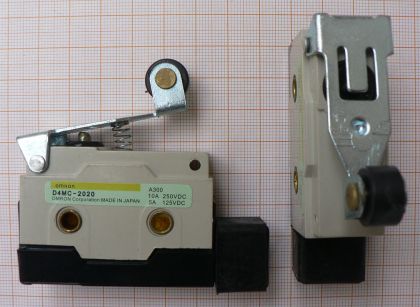Microintrerupator (limitator), cu rola, L34, gri, -, 0x1x3mm