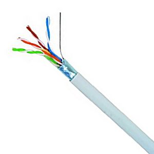Cablu FTP cat.5, ecranat, rola 305m, 5,8mm, 4x2x1/0,51mm CCA (ecranare cu 1 fir)