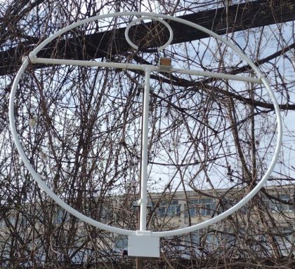 Antena bucla magnetica Ø1250mm cu LNA - receptie HF profesionala pentru semnale slabe