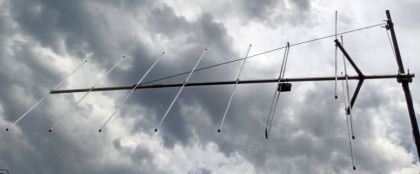 Antena Yagi 7 Elemente dipol inchis pentru comunicatii 148-150 MHz - Castig 12 dBi