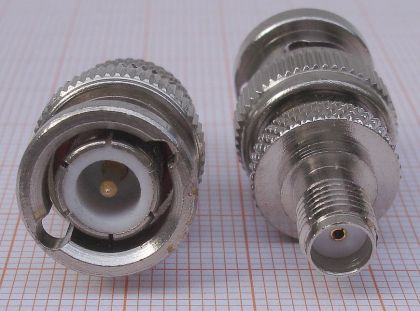 Adaptor/reductie BNC tata - SMA mama