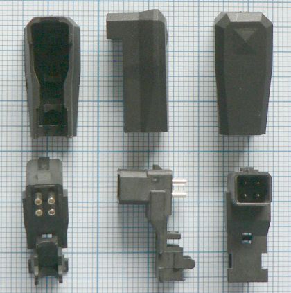 Mufa mini video tata, 4 pini, cablu 4mm