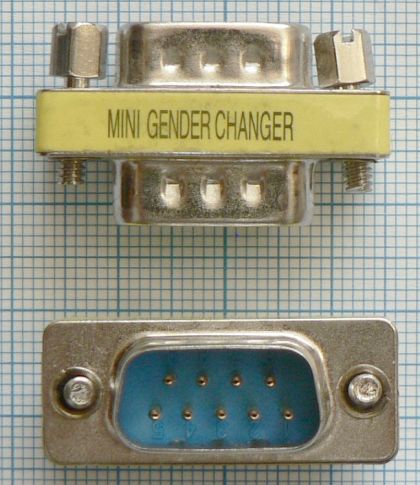 Adaptor/reductie DSUB 9 pini tata - DSUB 9 pini tata