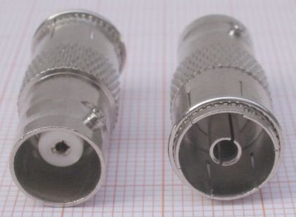 Adaptor/reductie BNC mama (metalic) - TV mama