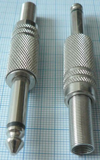 Mufa Jack tata 6.3 mono , pe cablu 6.5mm