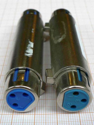 Adaptor/reductie XLR mama - XLR mama