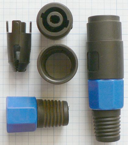 Mufa speakon mama, pe cablu 16mm