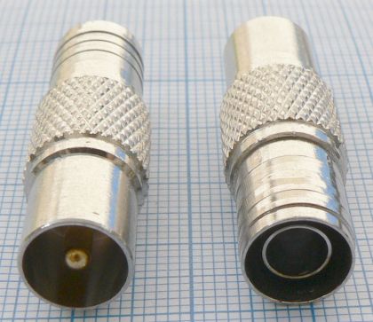 Mufa TV tata, RG6, cu comprimare