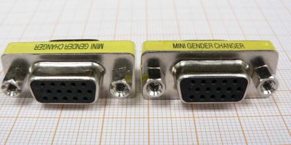 Adaptor/reductie 15 pini mama - 15 pini mama