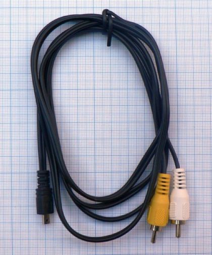 Cablu AV 2x RCA tata - Nikon 8 pini, 1,4m