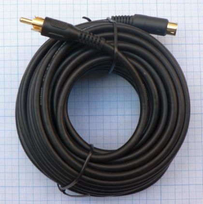 Cablu S-VHS tata - RCA tata, 10m