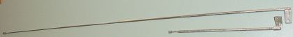 Antena telescopica, 4 elemente, lungime deschisa 520mm
