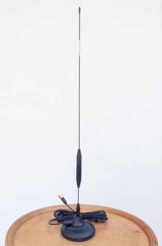 Antena auto cu baza magnetica, banda 2m (136-174MHz), LTE/GSM, 1,1-1,3GHz, 1,5-3,5GHz, castig 2,15dBi