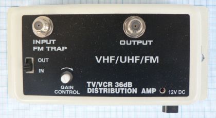 Amplificator FM/TV/CCTV, interior/auto, FIF-UIF 47-862MHz, castig 5-32dB