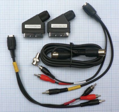 Kit cabluri AV: SCART, RCA, BNC, 1,5m