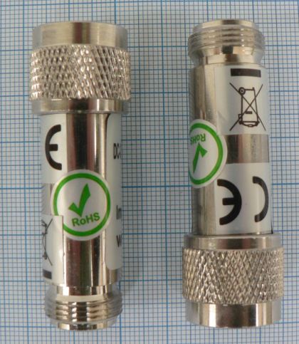 Atenuator pe cablu coaxial, 20dB, 2W
