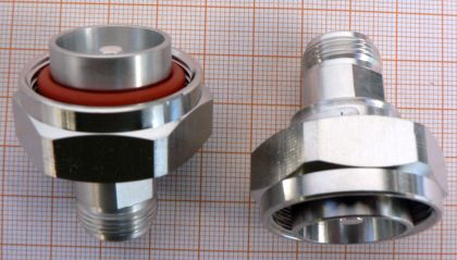 Adaptor/reductie 7/16 tata -N mama