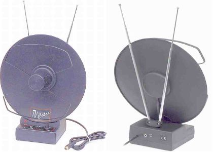 Antena supercolor TV, FIF-UIF, pentru canalele 6-60, castig 31dBi, amplificator si sursa inclusa