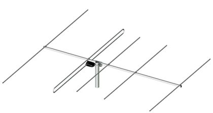 Antena FM de exterior, castig 8dBi