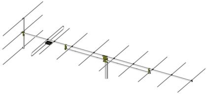 Antena profesionala TV, FIF, pentru canalele. 7-8, castig 10.5dBi