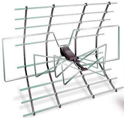 Antena R-TV alf, canale/directivitate/castig variabil pe 3 benzi