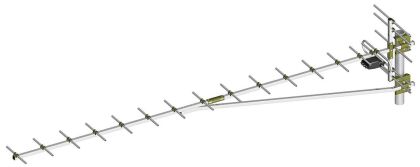 Antena profesionala TV UIF pentru canalele 21-60 (470-790 MHz), 16dBi