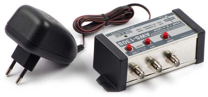 Amplificator sumator de semnal antene/CATV, 3*IN-1*OUT, in banda TV 47-862 MHz, de interior