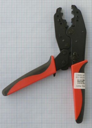 Cleste sertizare RG-58,59,62,11,213,cu clichet