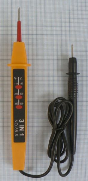 Tester tensiune, 110/150V, 220/330V, 380/500V