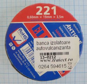 Banda izolatoare autovulcanizanta 0.6*19*3.4