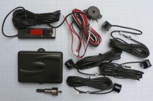 Senzor de parcare auto, set 4 bucati, model DP-04B