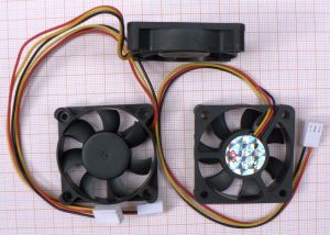 Ventilator, 50x50mm, 12Vcc/0,1A, cu senzor de turatie