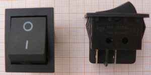 Intre_On-Off P Negru 2cir/4po/2poz 16A/250V/31*22mm 