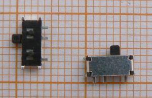 Microcomutator On-On, 2circ/3pol, 3x17x3mm