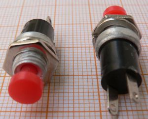 PushBut_On(-Off) o c R Rosu 1.5A/250V/7mm