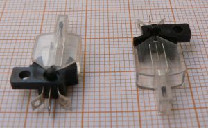 Microintrerupator (limitator), On-Off, cu lamela, negru, A/V, - (lamela model B)