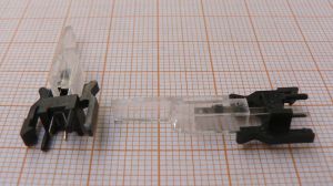 Microintrerupator (limitator), On-Off, cu lamela, negru, A/V, - (lamela model A)