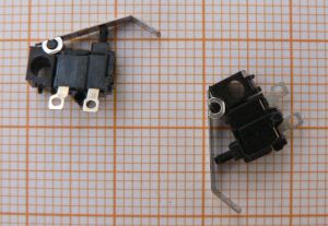 Microintrerupator limitator cu lamela SMD