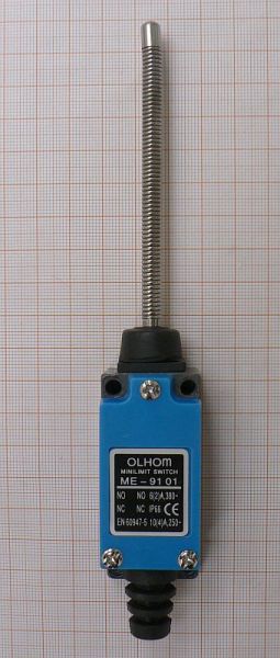 Intrerupator terminal ME-9101, cu inchizator cu arc, A/250V, 64x28x25mm